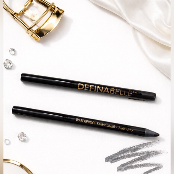 2pk Definabelle Waterproof Kajal Eyeliner Slate Grey - Picture 2 of 3